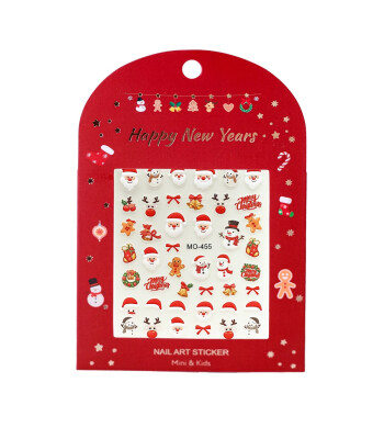Mini & Kids Nail Sticker // Santa