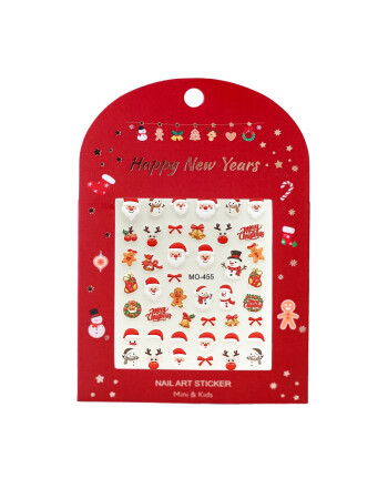 Mini & Kids Nail Sticker // Santa