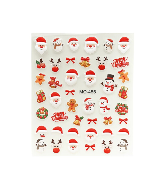 Mini & Kids Nail Sticker // Santa