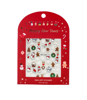 Mini & Kids Nail Sticker // Snowman