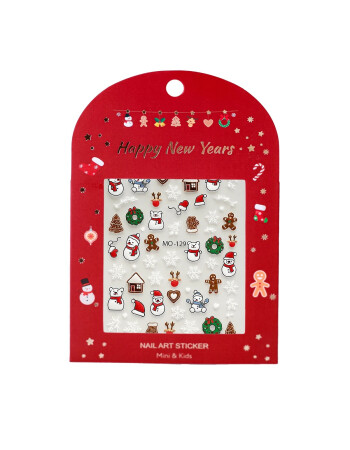Mini & Kids Nail Sticker // Snowman
