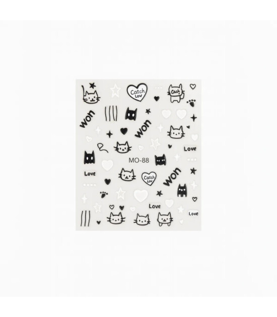 Mini & Kids Nail Sticker Halloween - Kitten