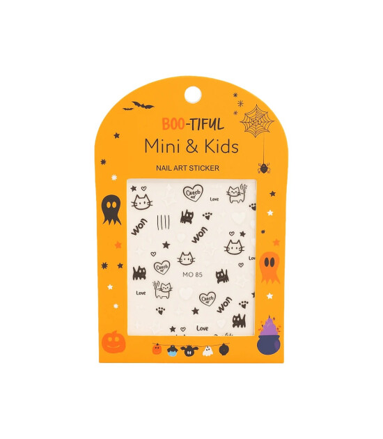 Mini & Kids Nail Sticker Halloween - Kitten