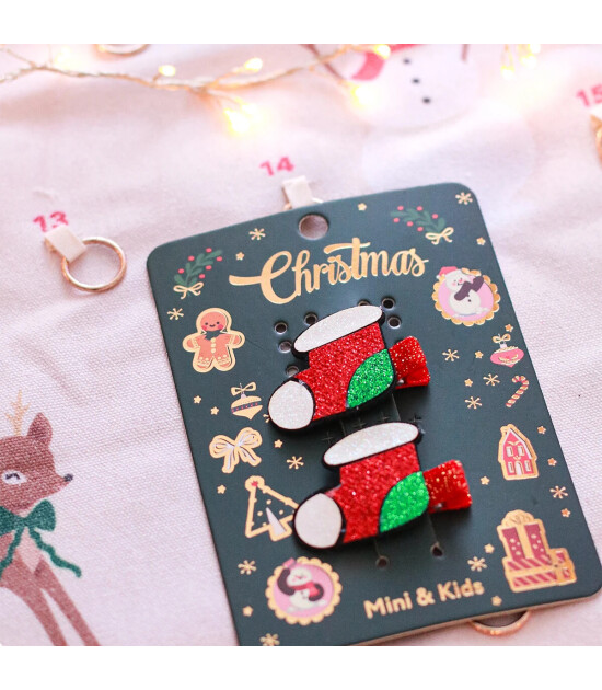 Mini & Kids Sa&ccedil; Tokası Christmas // Stocking