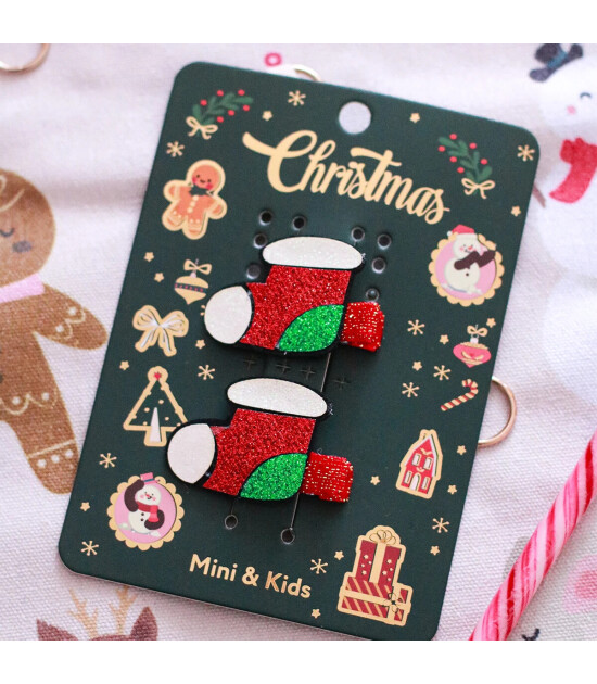 Mini & Kids Sa&ccedil; Tokası Christmas // Stocking