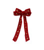 Mini & Kids Kadife Fiyonk Toka // Red Bow