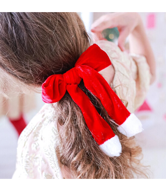 Mini & Kids Kadife Toka Christmas // Velvet Bow