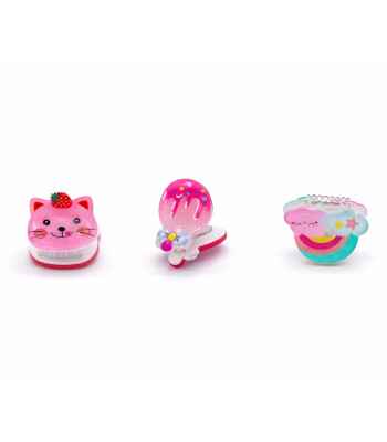 Mini & Kids Mini Figür Toka (3 Adet) // Pembe