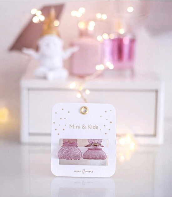 Mini & Kids Simli Akrilik Toka // Lila