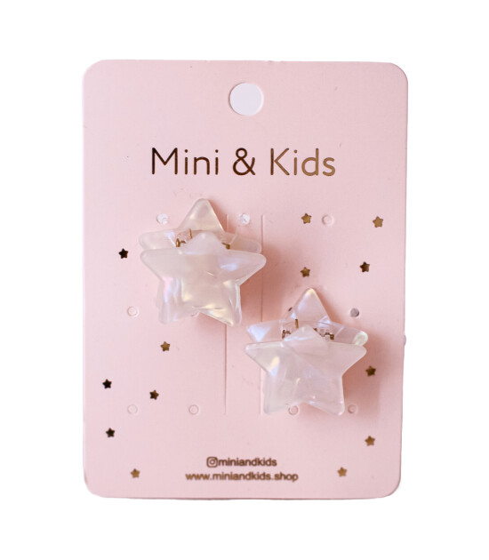 Mini & Kids Mini Stars Kemik Toka // Beyaz