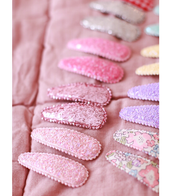 Mini & Kids Mini Klips Toka // Glitter Rose