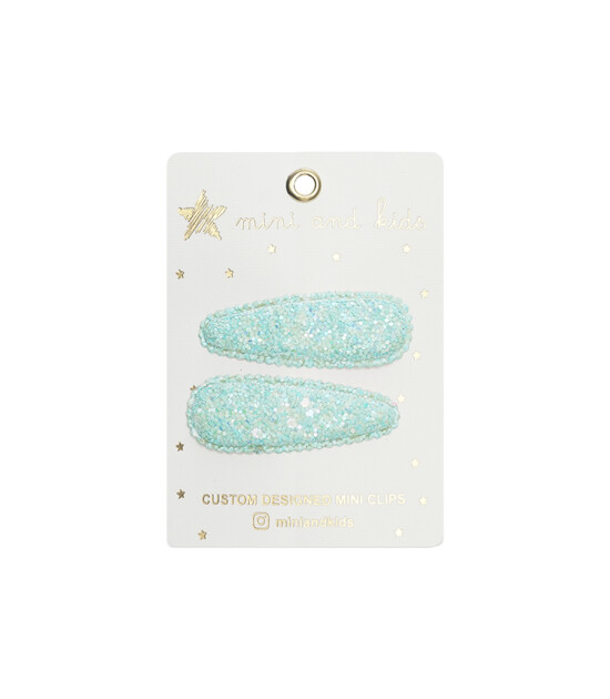 Mini & Kids Mini Klips Toka // Glitter Turkuaz