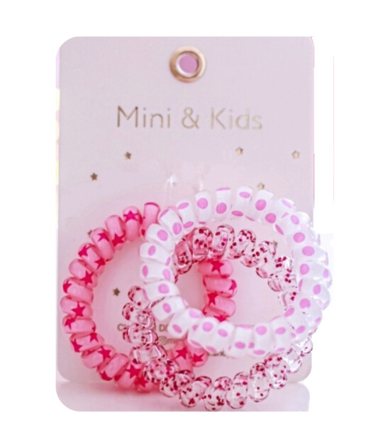 Mini & Kids Hair Spiral // Pink Star