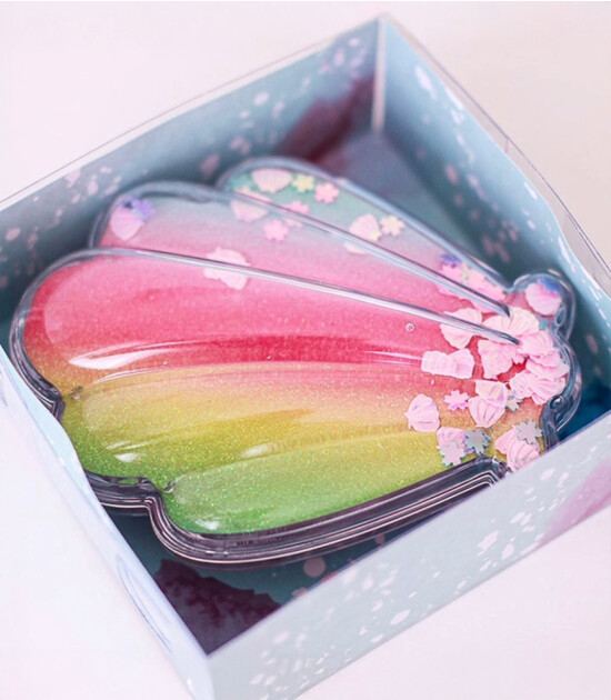 Mini & Kids Little Mermaids Hairbrush // Rainbow