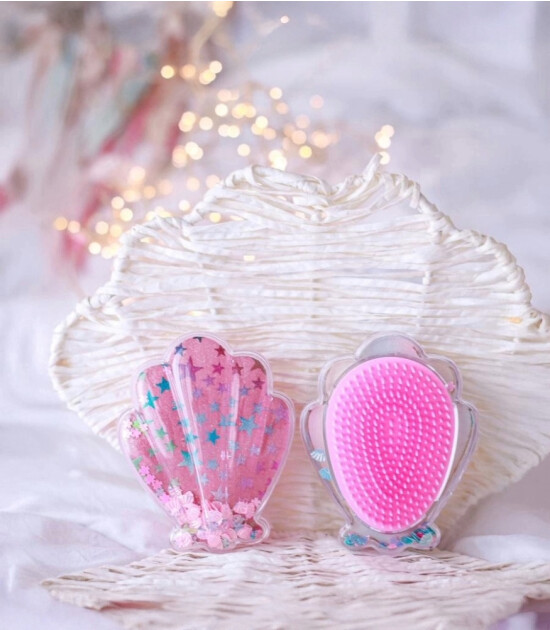 Mini & Kids Little Mermaids Hairbrush // Stars