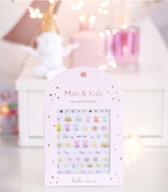 Mini & Kids Mini Nail Stickers // Cat - Star