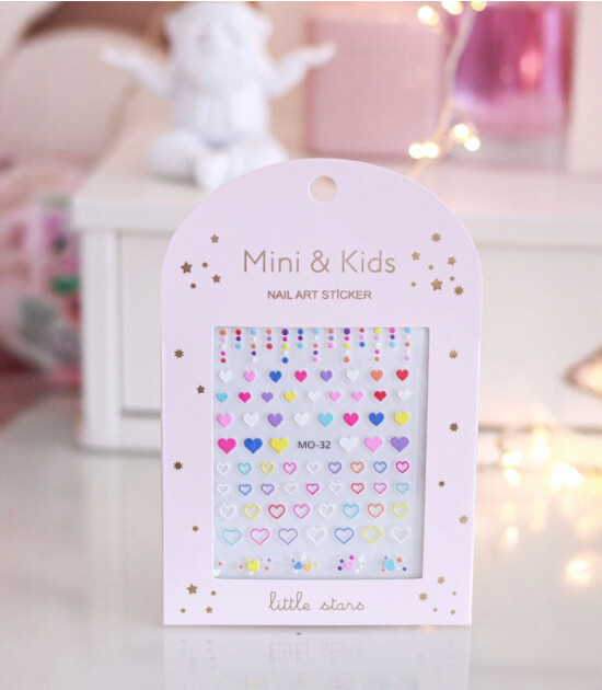 Mini & Kids Mini Nail Stickers // Hearts