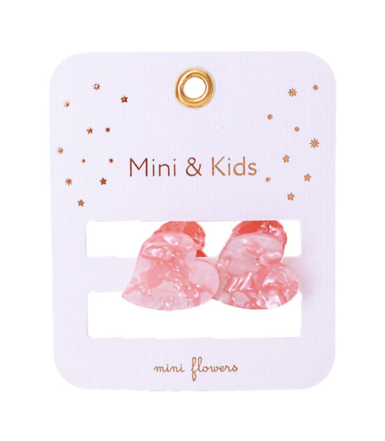 Mini & Kids Mini Kalp Kemik Toka // Somon
