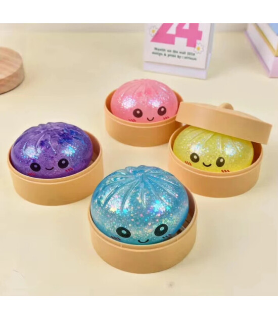 Mini Playlab Mystery Glitter Squishy Bun Dumpling - S&uuml;priz Kutu