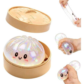 Mini Playlab Mystery Glitter Squishy Bun Dumpling - Sürpriz Kutu