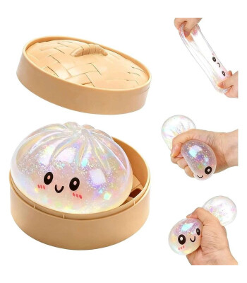 Mini Playlab Mystery Glitter Squishy Bun Dumpling - S&uuml;priz Kutu