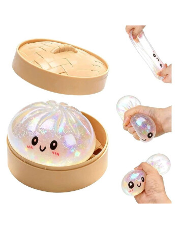 Mini Playlab Mystery Glitter Squishy Bun Dumpling - S&uuml;priz Kutu