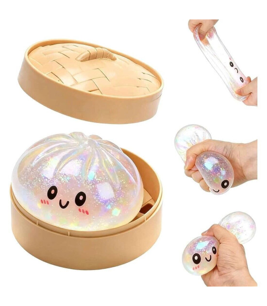 Mini Playlab Mystery Glitter Squishy Bun Dumpling - S&uuml;priz Kutu