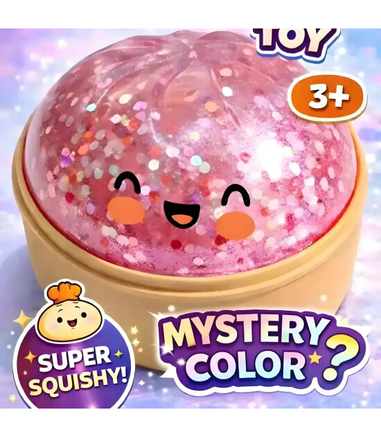 Mini Playlab Mystery Glitter Squishy Bun Dumpling - S&uuml;priz Kutu