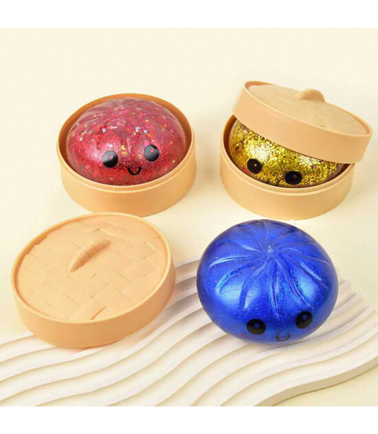 Mini Playlab Mystery Glitter Squishy Bun Dumpling - S&uuml;priz Kutu