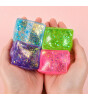 Mini Playlab Cube Squeeze Simli Squishy // Pembe
