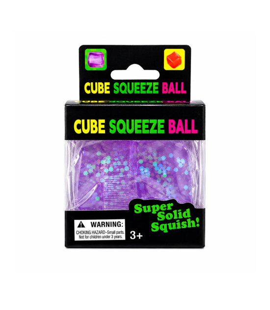 Mini Playlab Cube Squeeze Simli Squishy // Mor