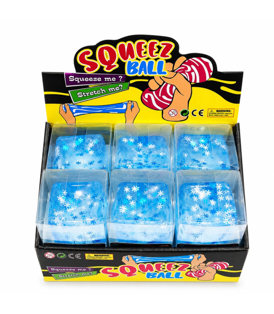 Mini Playlab Squeeze Maltose Oyuncak - Snowflake