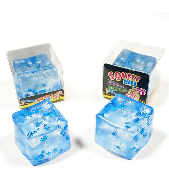Mini Playlab Squeeze Maltose Oyuncak - Snowflake