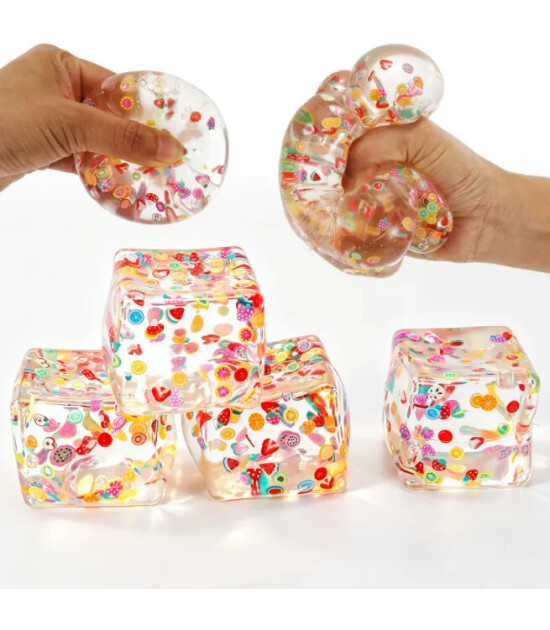 Mini Playlab Squeeze Squishy Oyuncak - Fruit