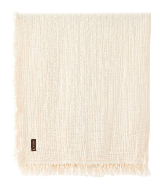 Miniboni M&uuml;slin Battaniye (110 x 120 cm) // Ecru