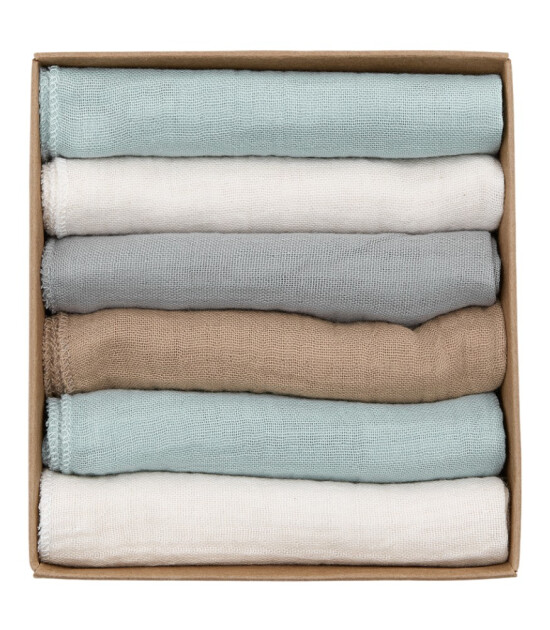 Miniboni M&uuml;slin Ağız Mendili (6 Adet)