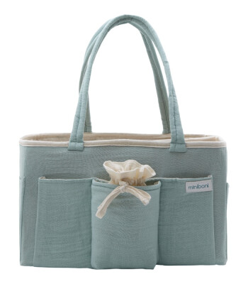 Miniboni Anne Bebek Bakım Organizatör Çanta // Mint