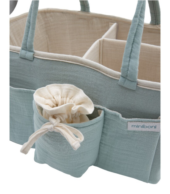 Miniboni Anne Bebek Bakım Organizat&ouml;r &Ccedil;anta // Mint
