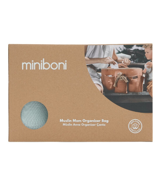 Miniboni Anne Bebek Bakım Organizat&ouml;r &Ccedil;anta // Mint