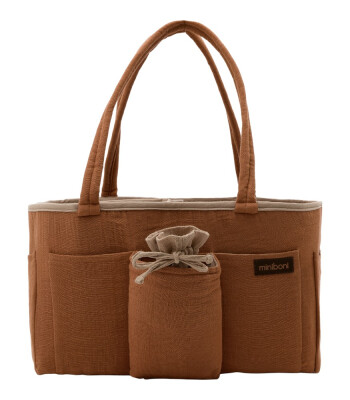 Miniboni Anne Bebek Bakım Organizatör Çanta // Cinnamon