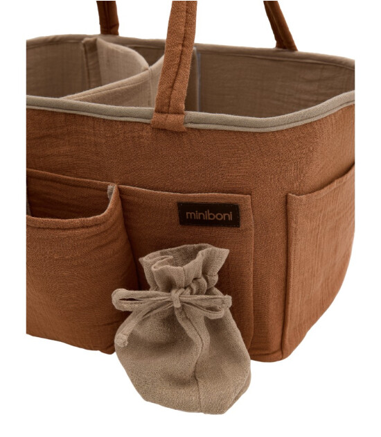 Miniboni Anne Bebek Bakım Organizat&ouml;r &Ccedil;anta // Cinnamon