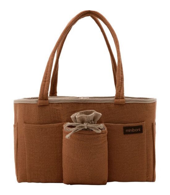 Miniboni Anne Bebek Bakım Organizat&ouml;r &Ccedil;anta // Cinnamon