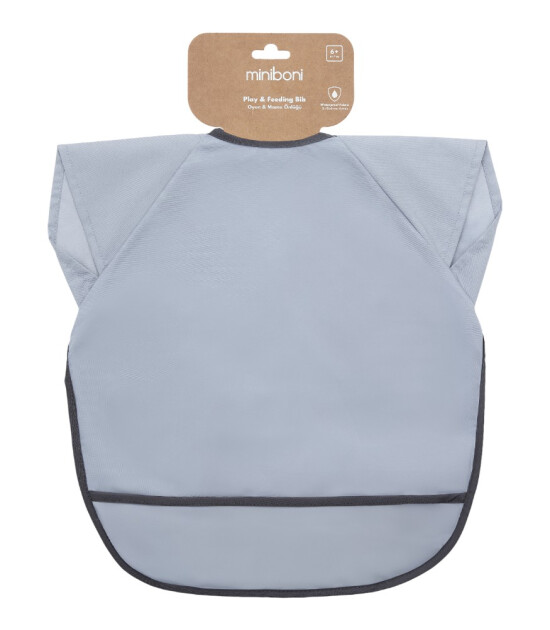 Miniboni Oyun & Mama &Ouml;nl&uuml;ğ&uuml; (Kısa Kollu) // Grey