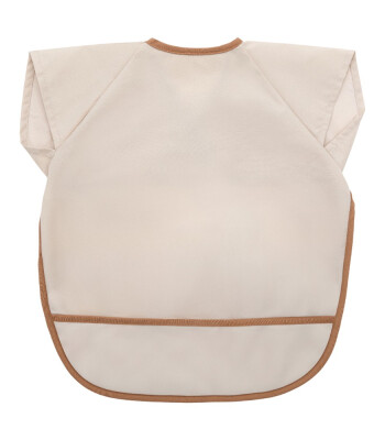 Miniboni Oyun & Mama Önlüğü (Kısa Kollu) // Beige