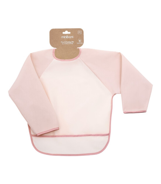 Miniboni Oyun & Mama &Ouml;nl&uuml;ğ&uuml; (Uzun Kollu) // Pink