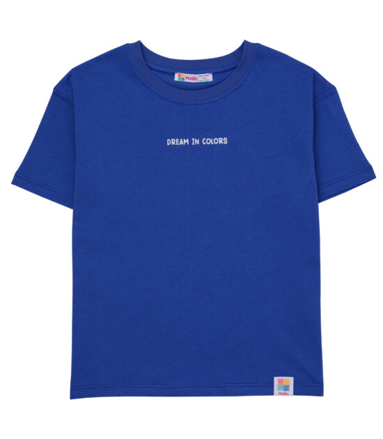 Miniliq Renkli Çocuk Tişört // Lapis Blue