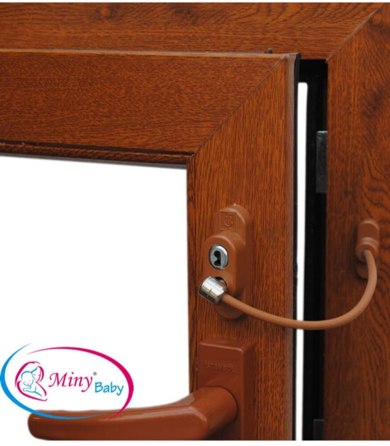 Miny Baby / Halatlı Pencere Kilidi / Ahşap