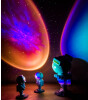 MOB Astronot Projeksiyon Gece Lambası // Mavi