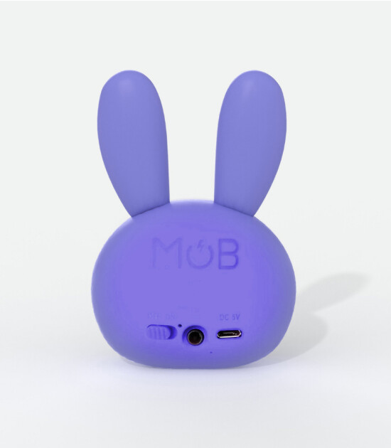 MOB Cutie Tavşan Bluetooth Hoparlör // Mor