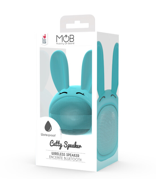 MOB Cutie Tavşan Bluetooth Hoparlör // Turkuaz